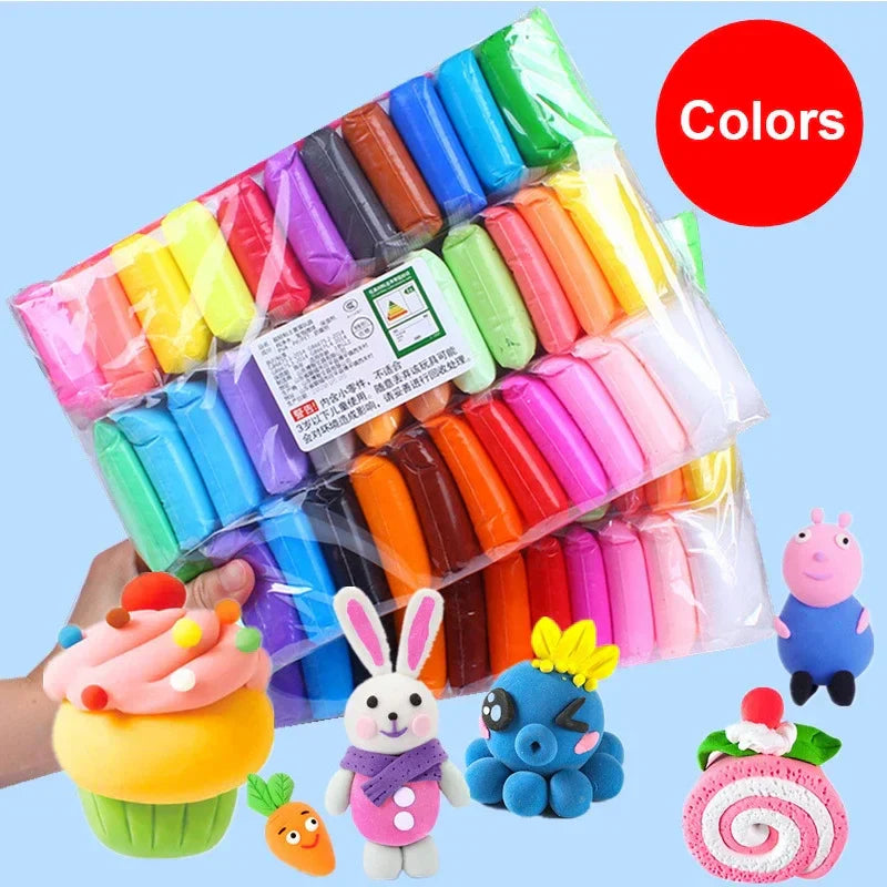 12 24 36 Color Modelling Clay Colorful Plasticine