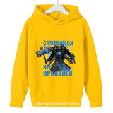 Kids Game Skibidi Toilet Hoodie Boys Game SpeakerMan