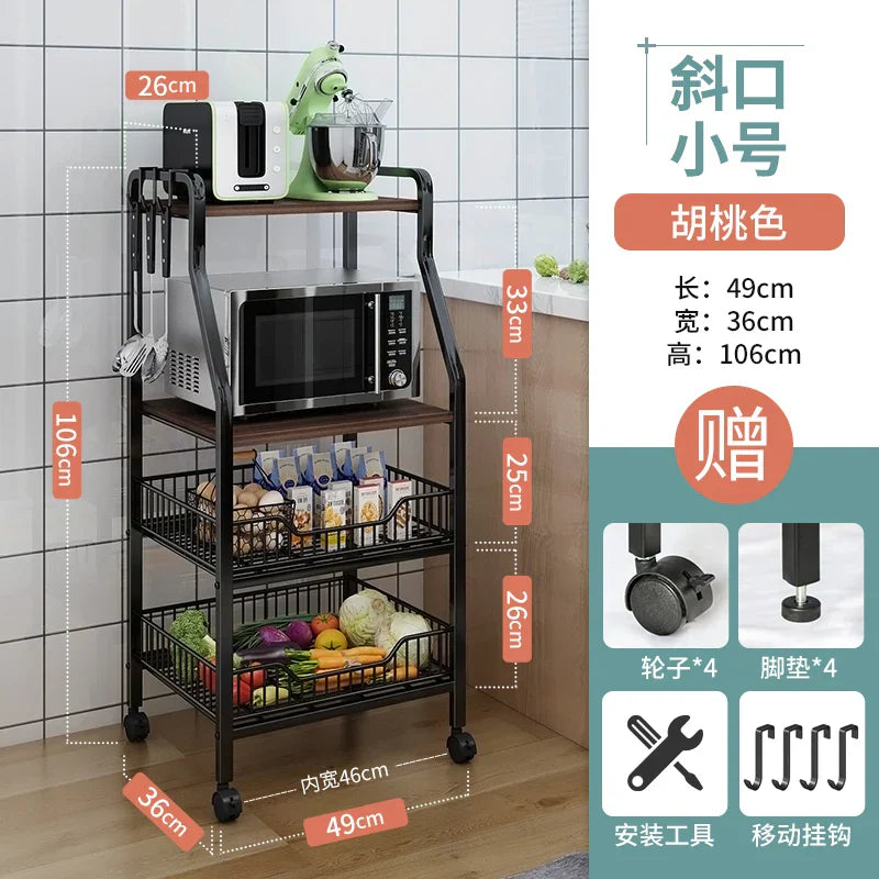 Bakers Trolley Kitchen Islands Shelves Storage Trolley Kitchen