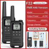 2PCS Baofeng F22 Walkie Talkie Portable Mini Communication