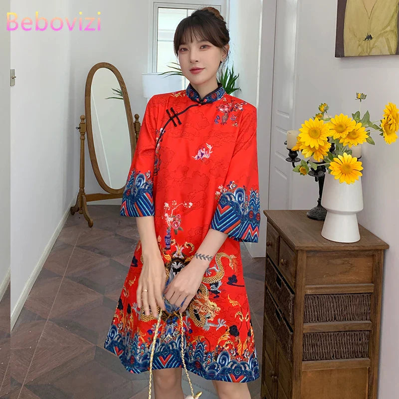 Ins Red Blue Loose 2021 New Fashion Modern