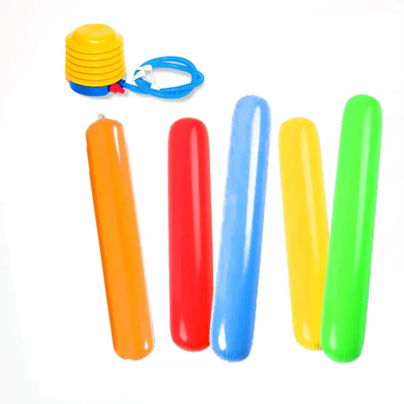 color inflatable balloon air stick children outdoor games