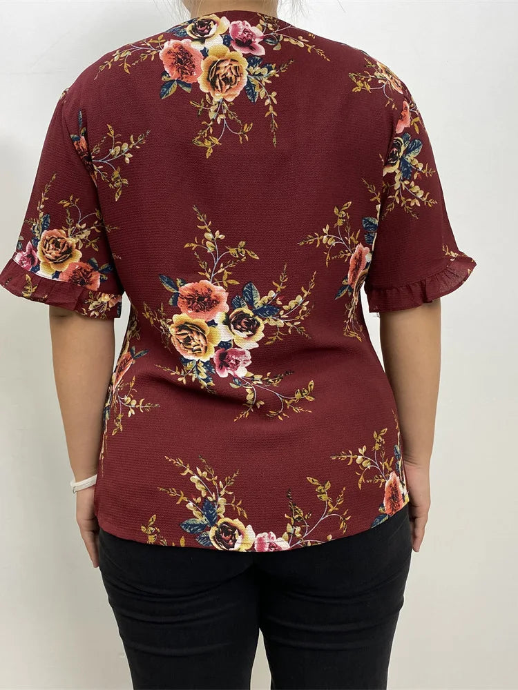 New High Quality Blouses Woman Plus Size Clothes