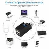 3 Ports High Speed USB 3.0 HUB Adapter