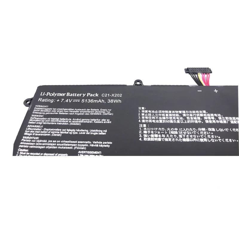 LMDTK New C21-X202 Laptop Battery For ASUS VivoBook