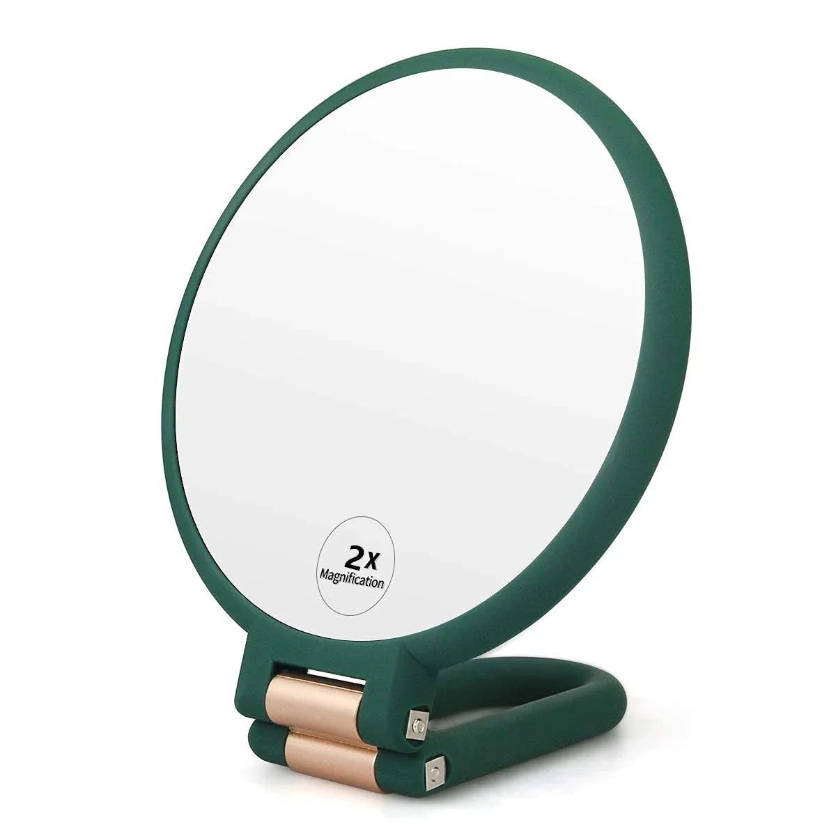 Magnifying Handheld Mirror ,Travel Folding Hand Held Mirror,Double