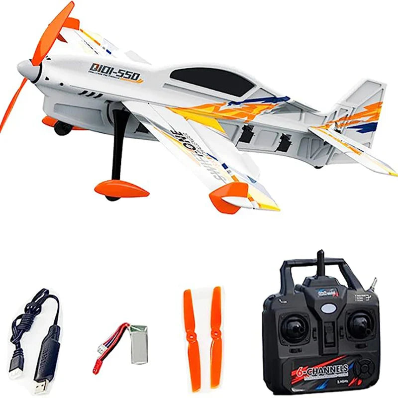 QIDI550 RC Plane 2.4G 500mm Wingspan Wind Resistant