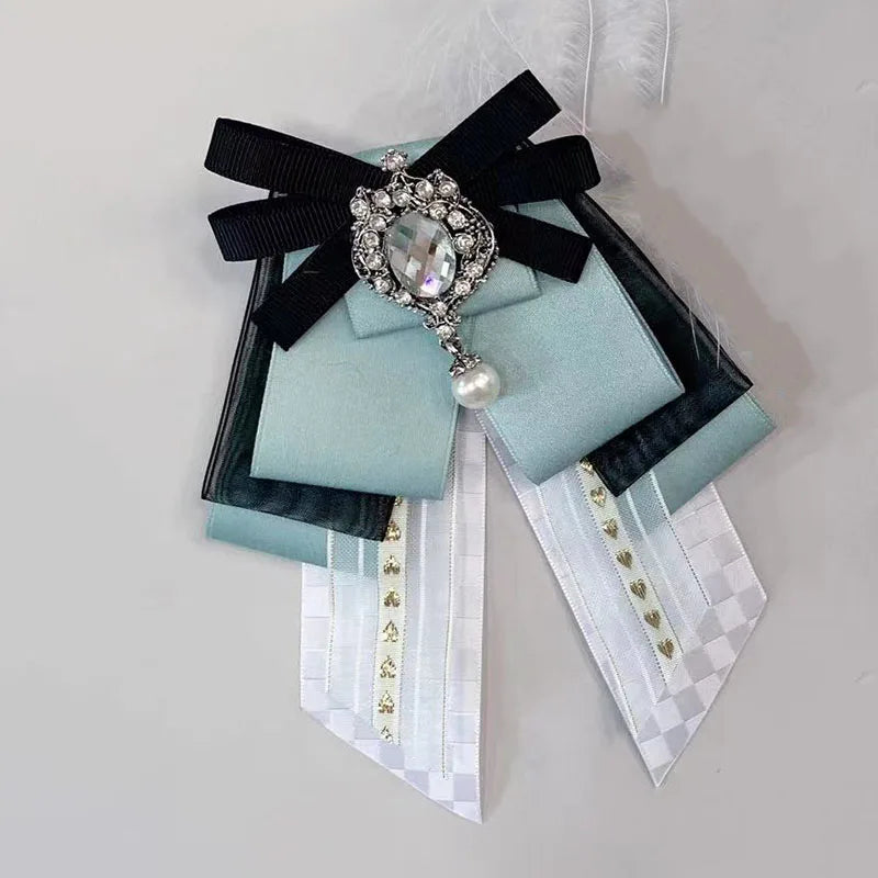 Korean Women's Lolita Bow Tie Brooch Fashion Cosplay