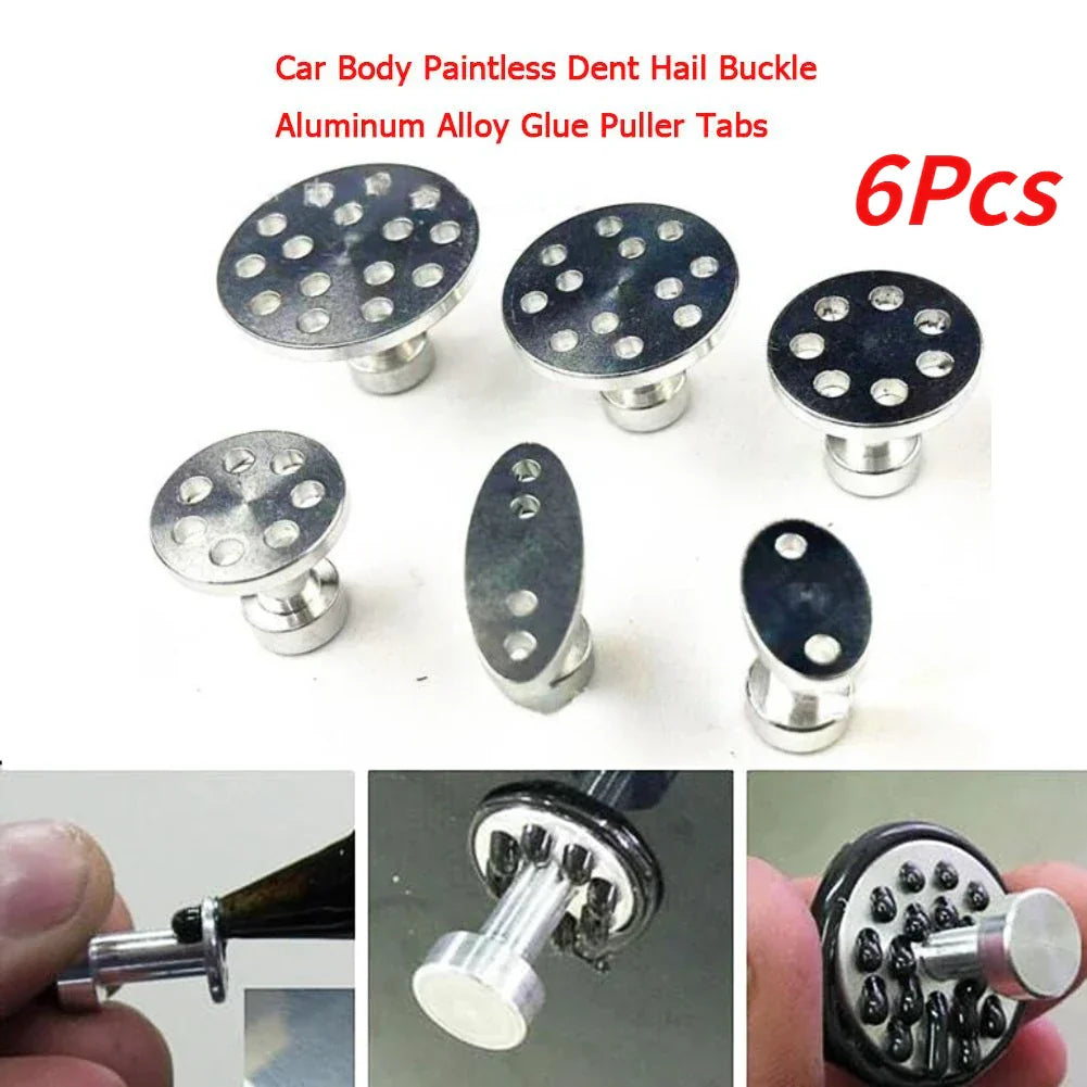 6Pcs Car Body Paintless Dent Hail Buckle Aluminum