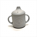 Children's Silicone Cup with Lid Learning Drinking Cup