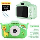Kids digital camera cartoon multi-functions silicon case Micro