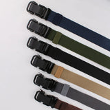 New Nylon Automatic Buckle Men Belt Outdoor Tooling