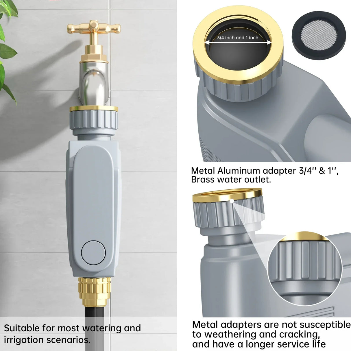 ZIGBEE WIFI Garden Watering Timer Smart Sprinkler Drip