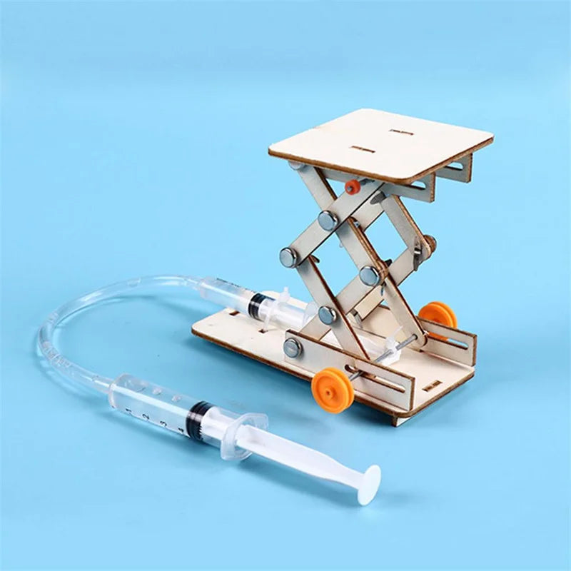 Children's DIY Technology Educational Toy Hydraulic Lift Table