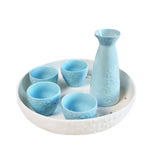 Glasses of Wine Set Sake Home Brewing Wine