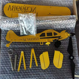 Creative Weather Vane Wind Direction Compass Pipe Airplane