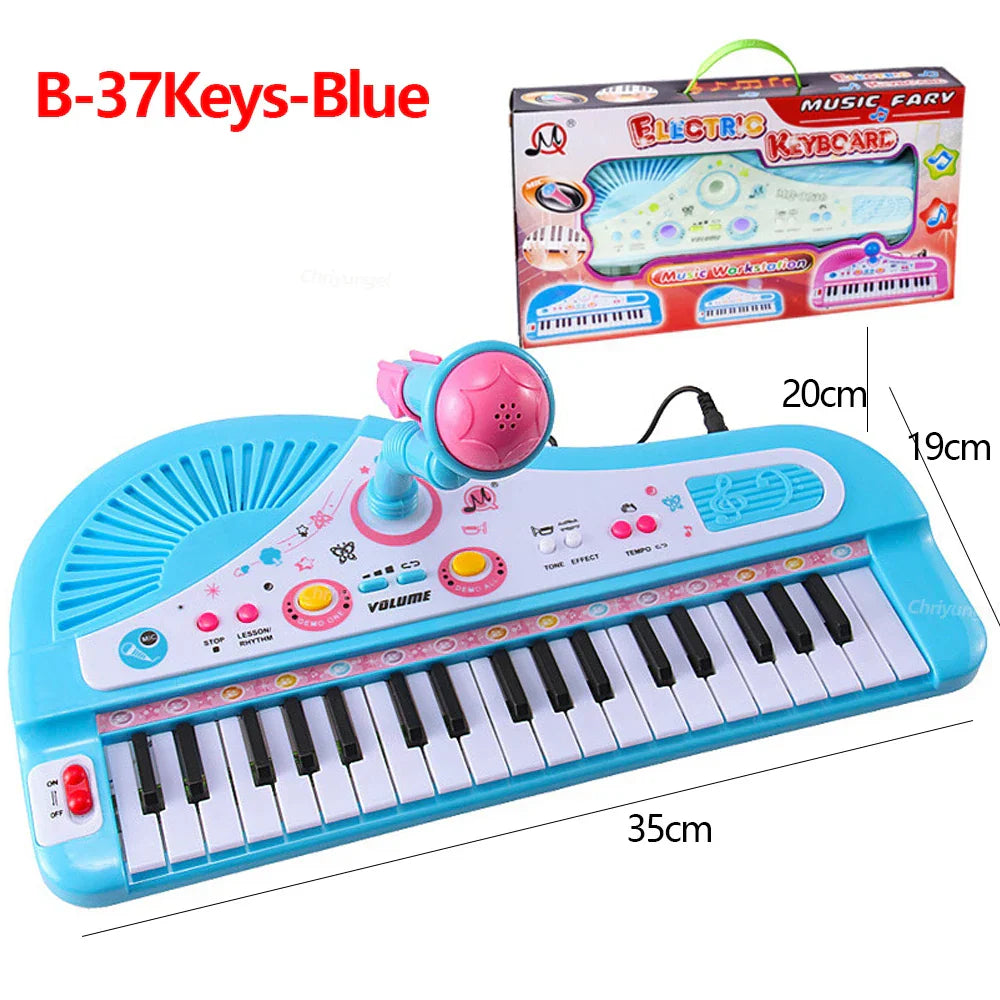 37 Keys Kids Electronic Piano Organ keyboard with