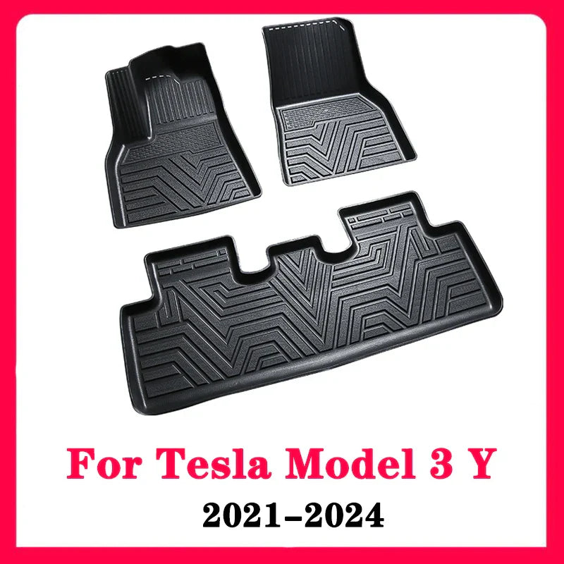 Tesla Model 3/Y Car Waterproof Non-slip Floor Mat