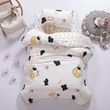 Children's Cotton Three-piece Set Kindergarten Nap Cartoon Bed