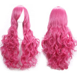 Lady 80cm Long Curly Wigs Fashion Cosplay Costume