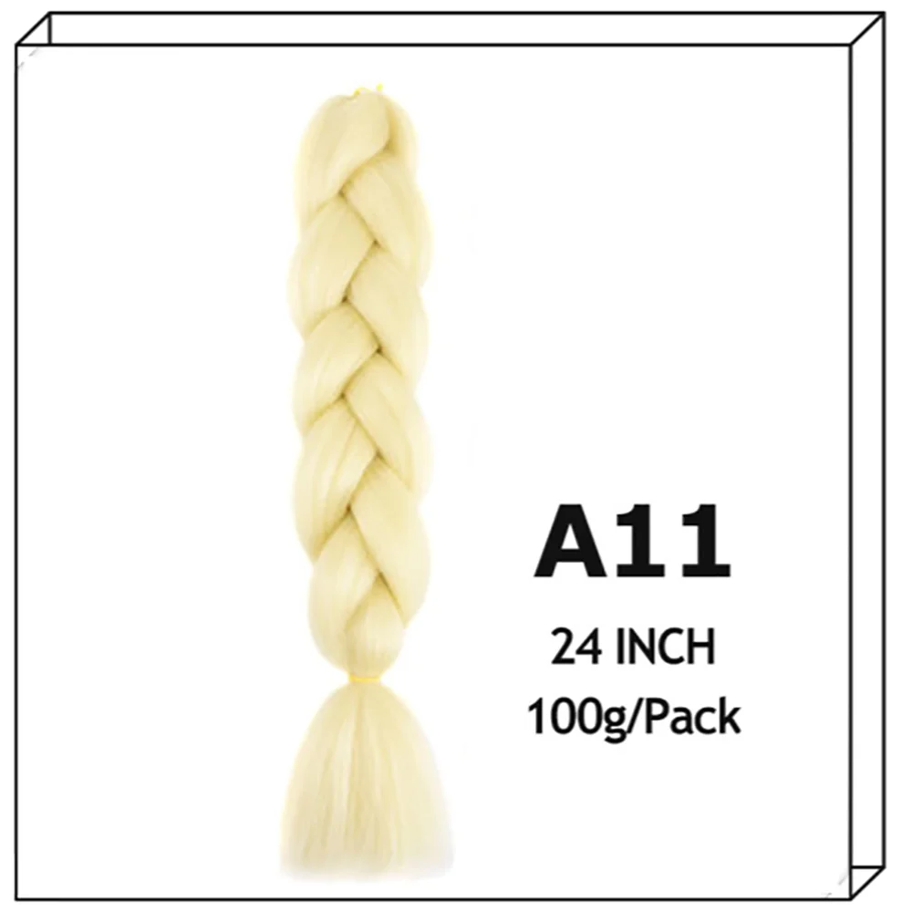 24Inch Synthetic Long Jumbo Ombre Braiding Hair For