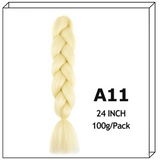 24Inch Synthetic Long Jumbo Ombre Braiding Hair For