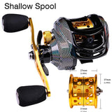 Baitcasting Reel 18+1BB Casting Reel Smooth Metal 7.2:1