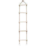 Kids Fitness Toy Wooden Rope Ladder Multi Rungs