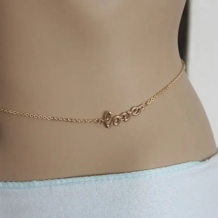 Lulu's Name Waist Chain For Women Letters Digital