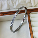 Fashion Punk Gold Color Bangles for Women Trendy