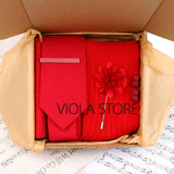 Viola Design 5PCS Gift Box Solid Cotton Sock