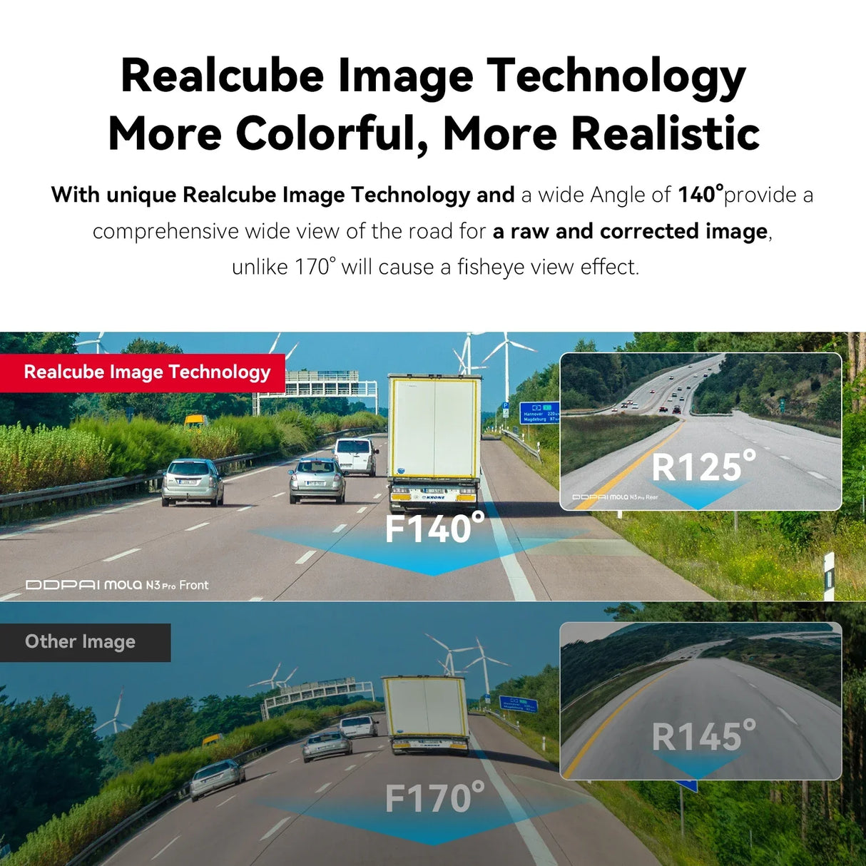 DDPAI Mola N3 Pro Dash Camera Driving Vehicle