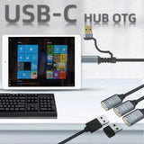 3 in 2 USB C HUB 2.0 Type