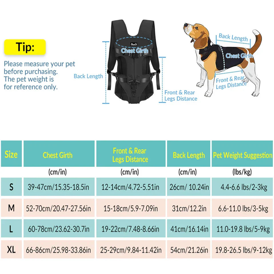 Pet Dog Carrier Bag Breathable Backpack For Dogs