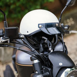 Retro Half Face Motorcycle Helmet Vintage Motorbike Helmets Men Women Unisex Scooter Summer Helmet White DOT Certified