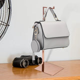 Stainless Steel Single Hook Adjustable Height Handbag Display