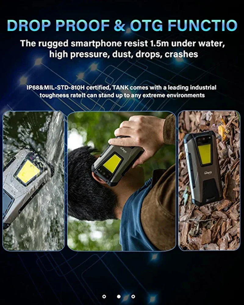 Unihertz TANK Rugged Night Vision Smartphone, Cell Phone,