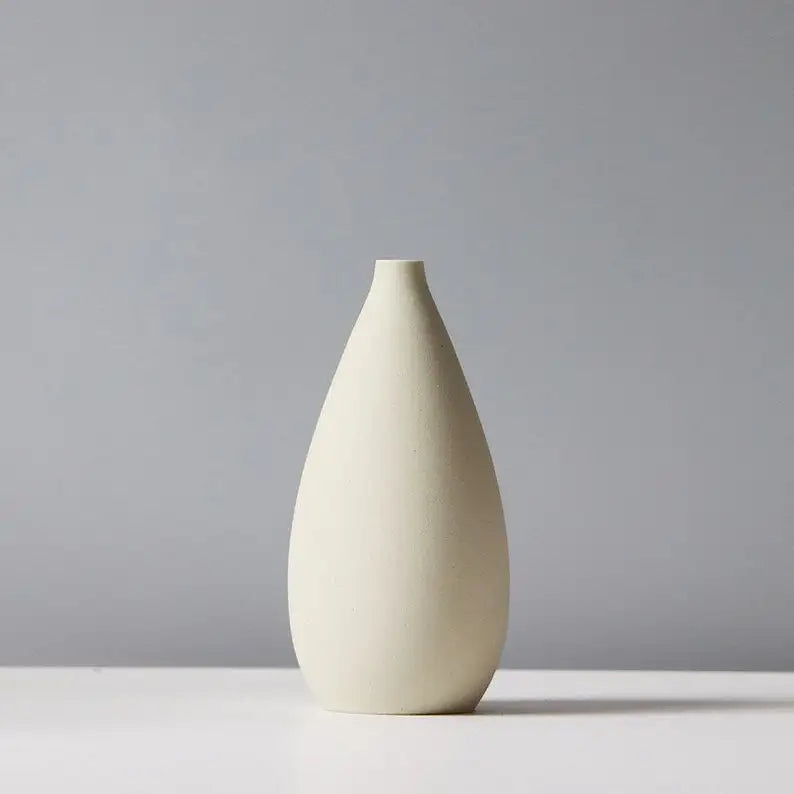 Matte Ceramic Vase | Morandi Modern Vase |