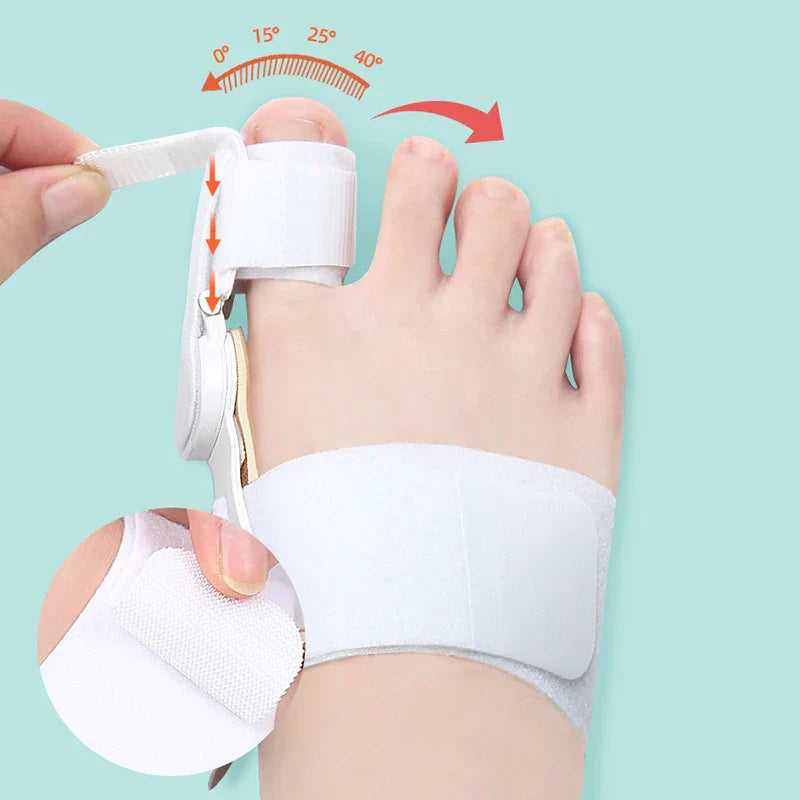 1Pcs Bunion Straightener Adjustable Hallux Valgus Corrector Pain
