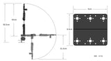 360 Degrees 6 DOF Robot Metal Alloy Mechanical