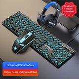 Cool Backlit Floating Button Design 104 Keys Waterproof