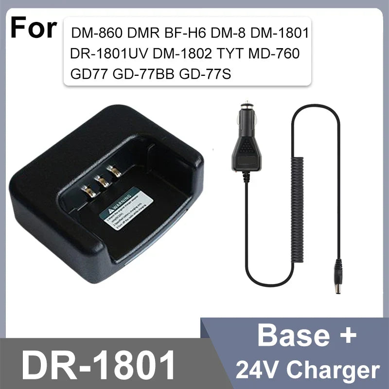 Baofeng DR-1801 Battery USB C Charger Cable Original