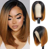 Short Bob Wig Ombre 1B/30 Bob Straight Highlight