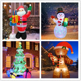 Christmas Inflatable Decoration Toy Built-in LED Lights Inflatable