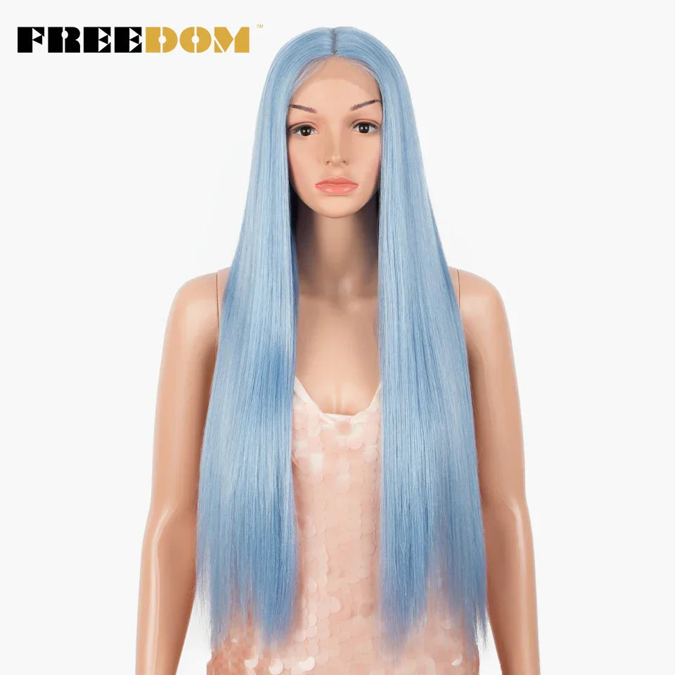 FREEDOM Synthetic Lace Front Wig 30 Inch Long