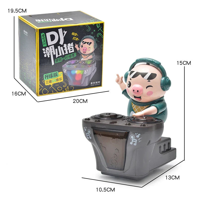 Electronic DJ Light Music Dancing Pig Toy Musical