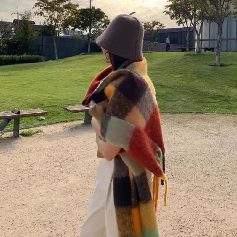 NEW Luxury Winter Thick Warm Scarf Women Cashmere
