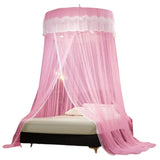 Breathable Hanging Mosquito Net Top Hook Lace Bed