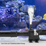 5-in-1 Aquarium Submersible Pump / UV Germicidal Light