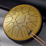 Hluru Glucophone Steel Tongue Drum 6 Inch 11
